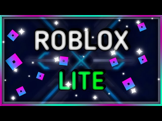 ROBLOX LITE] 😉 SAIU NOVA VERÇÃO DO ROBLOX LITE PARA ANDROID FEITO POR  RIOPLAY GAMES!!! 